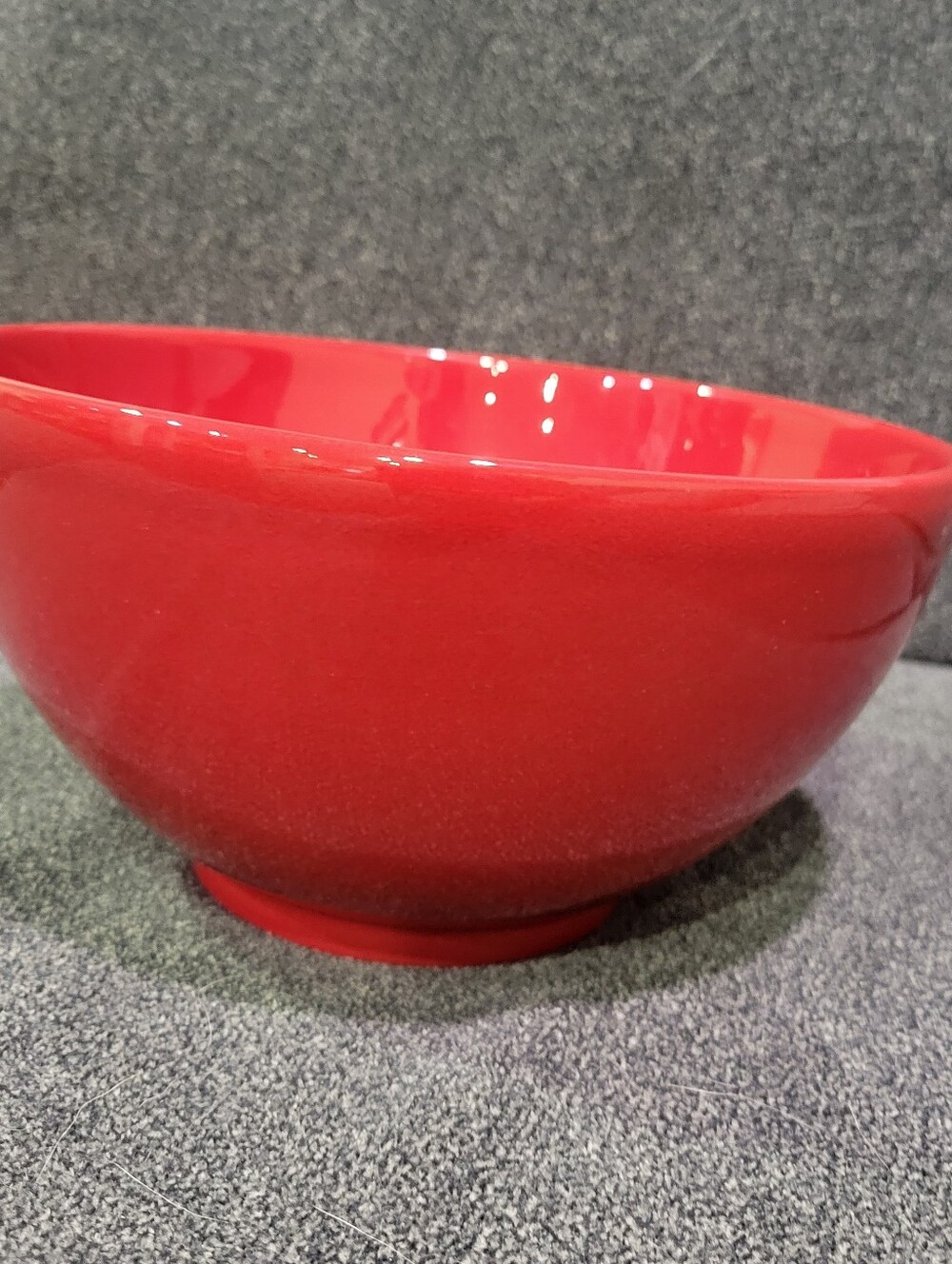Waechtersbach Large Red Serving Salad Bowl 9" Germany Fun Factory Freestyle